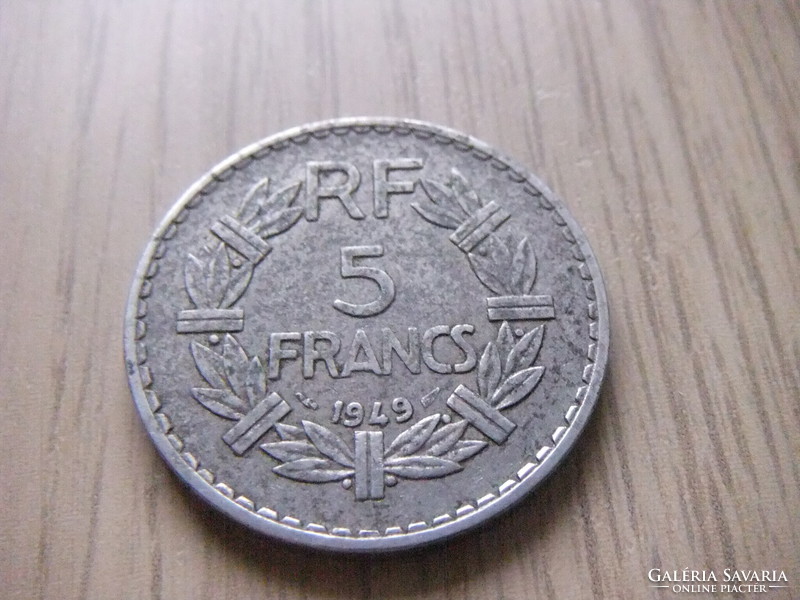 5 Francs 1949 France