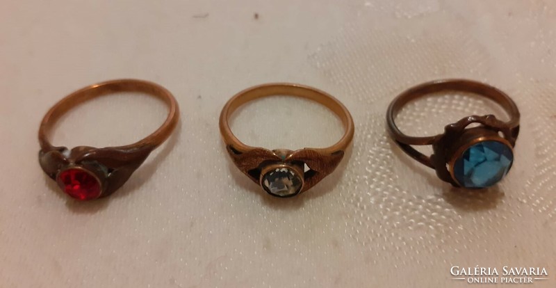 3 pieces of old copper? Ring