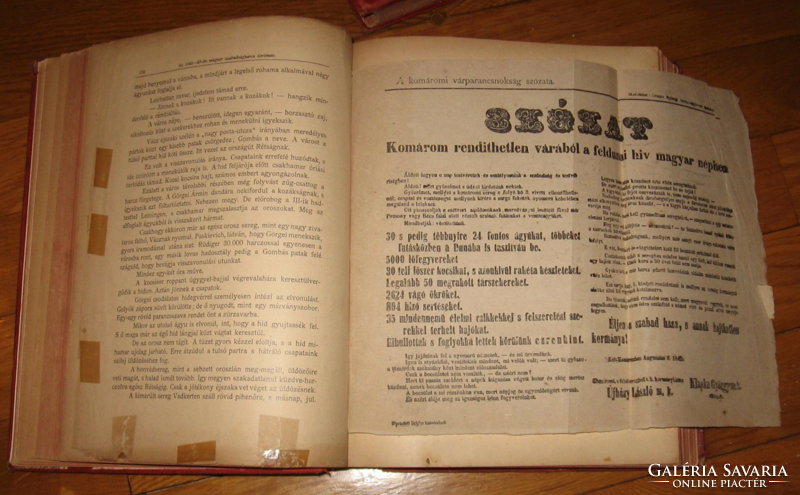 Gracza György : Az 1848-49-iki Magyar Szabadságharcz Története I-V.teljes sorozat.