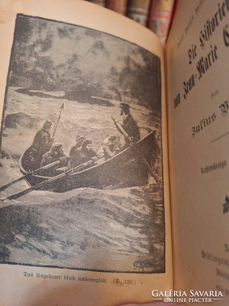 Cetaceans in Hungary! 1900 Gothic German verne: die historien von jean-marie cabidoulin-