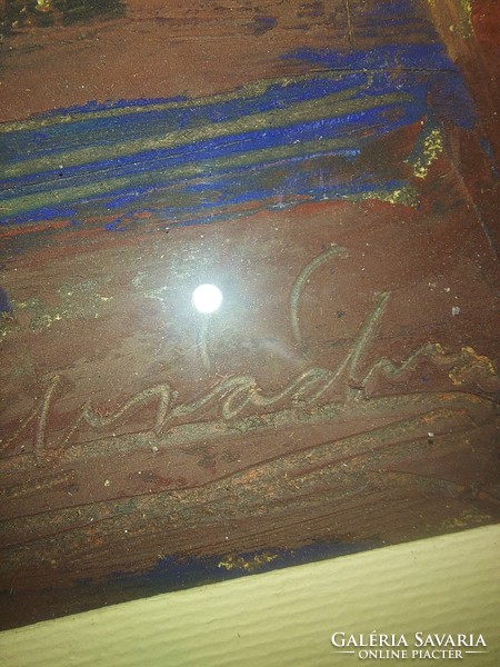 Signature painting, from 1973, presumably with a Hungarian perpetrator