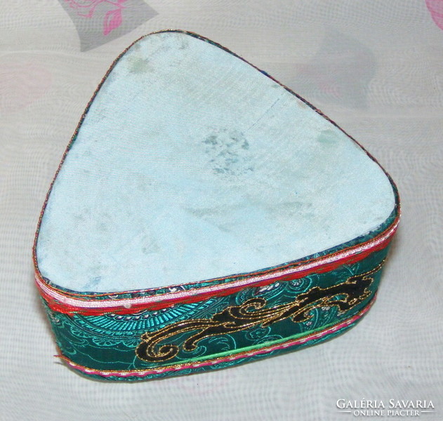 Bird silk brocade box