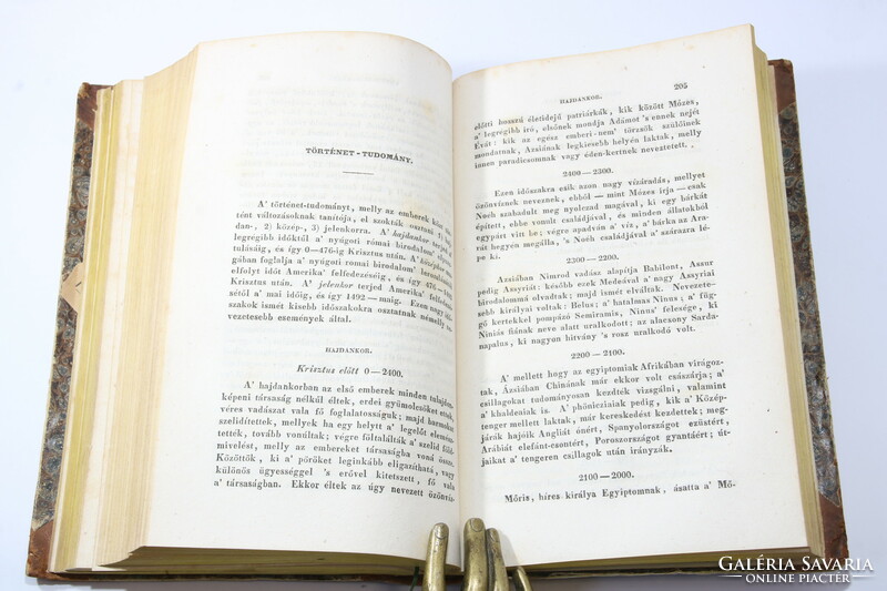 1837 - János Warga: guidebook for elementary education and teaching i-ii. Rare!
