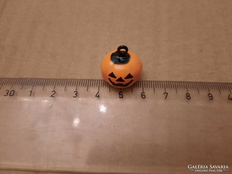Fire enamel pumpkin, bell, Halloween pendant, negotiable
