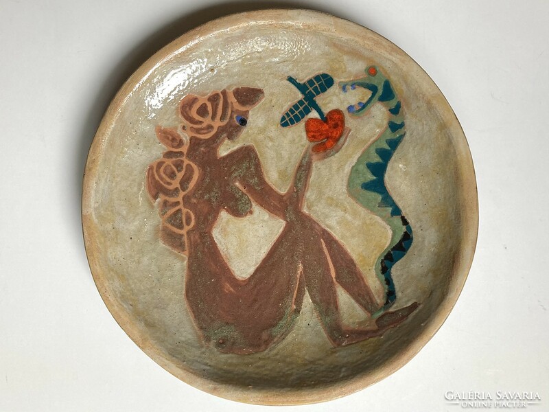 Paul Francis in ceramic bowl