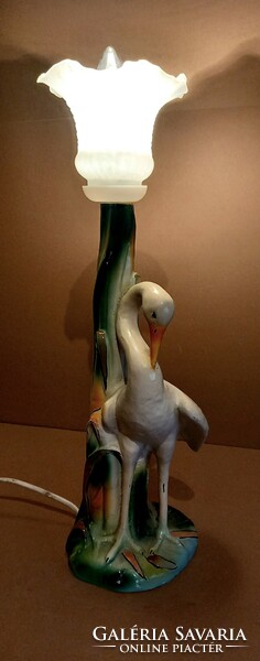 Ceramic boom table lamp old negotiable art deco design