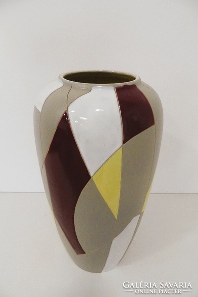 Large West German retro / design ceramic floor vase