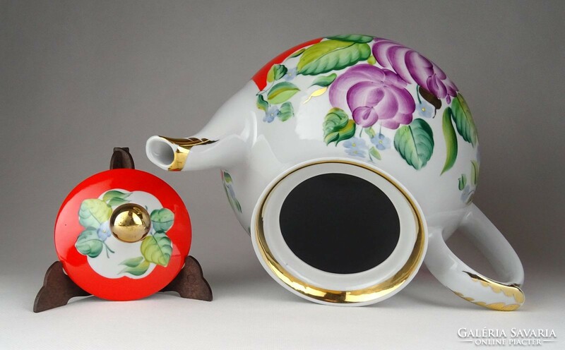 1G159 old huge porcelain teapot 26 cm