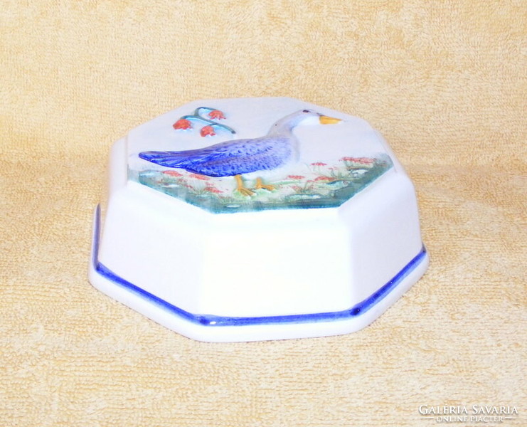 Goose ceramic baking dish, wall decoration