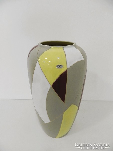 Large West German retro / design ceramic floor vase