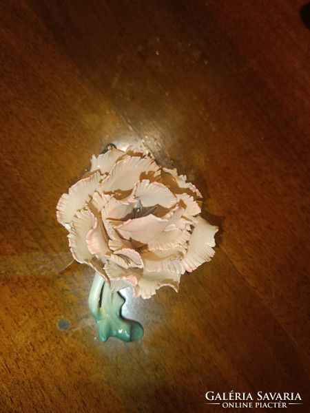 Antik ENS hibátlan porcelán rózsa