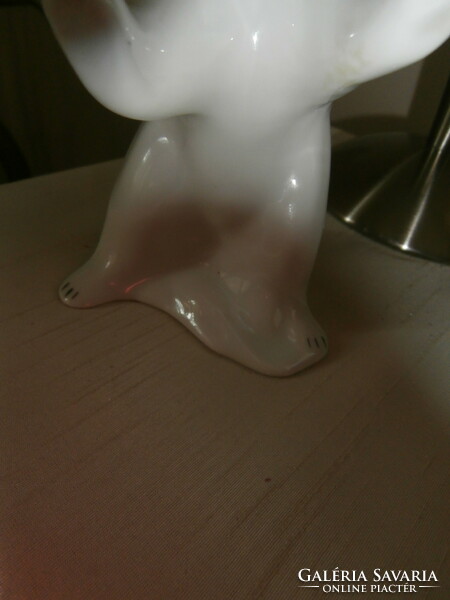 Art deco polar bear porcelain figure
