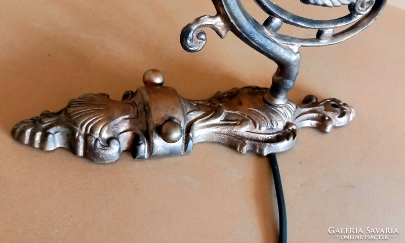 Szecessziós sárkányos bronz falikar lámpa ALKUDHATÓ design