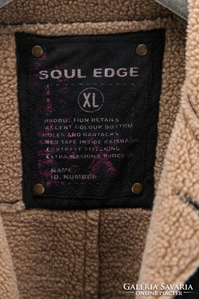 Soul Edge férfi műirha kabát, XL, újszerű