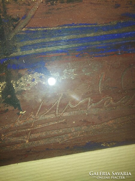 Signature painting, from 1973, presumably with a Hungarian perpetrator