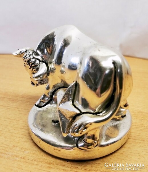 Star Destroyer Bull. A laminated silver sculpture by Marcello Giorgio
