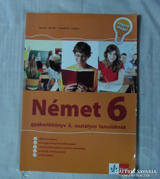 German language book, practice book 6. (Klett publishes, goes to the ticket!)