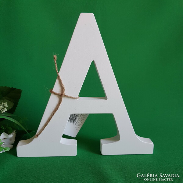 New, white, wooden letter table decoration - Class 2