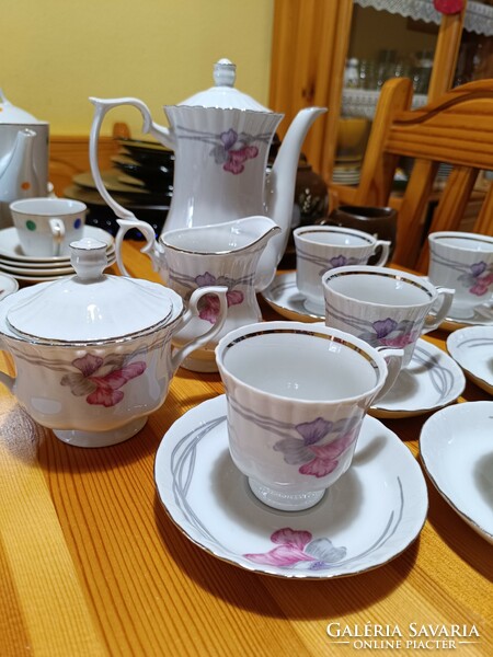 Elegant old coffee set chodziez Polish