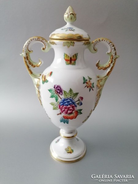 Herend Victoria decorative vase, ~26cm, perfect!