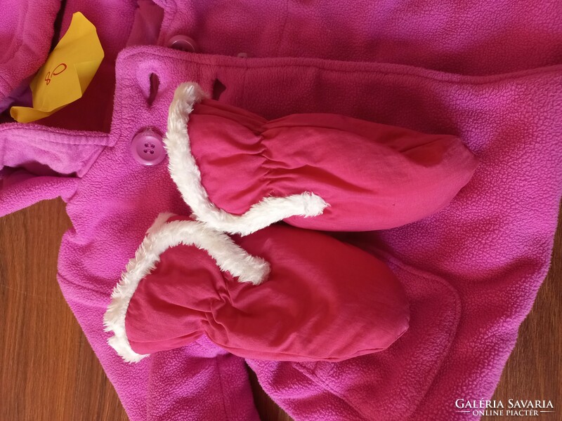 Pink színű kiskabát+ ajándék
