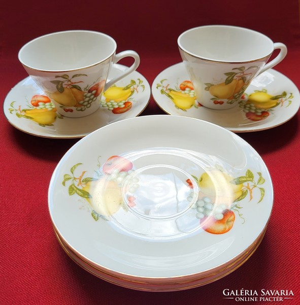 Hp Hebei Chinese porcelain coffee cup saucer small plate plate package pear apple grape fruit
