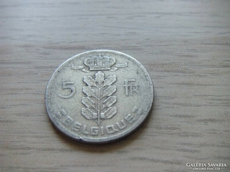 5 Francs 1958 Belgium