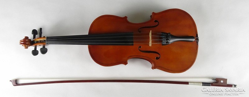 1P891 beautiful violin with case and strings