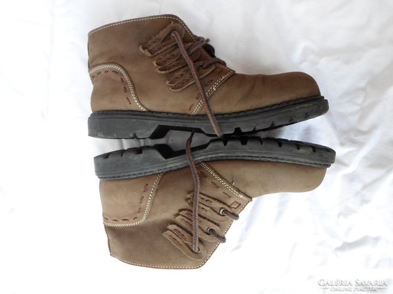 Children's winter shoes (35, brown, leather)
