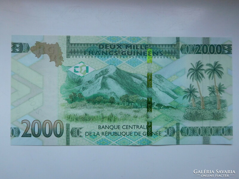 Guinea 2000 francs 2018 UNC