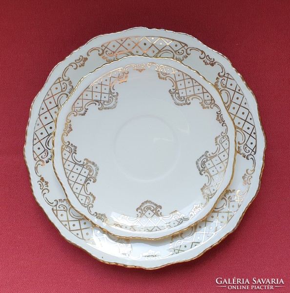 Winterling röslau bavaria german porcelain breakfast plate pair saucer small plate plate incomplete
