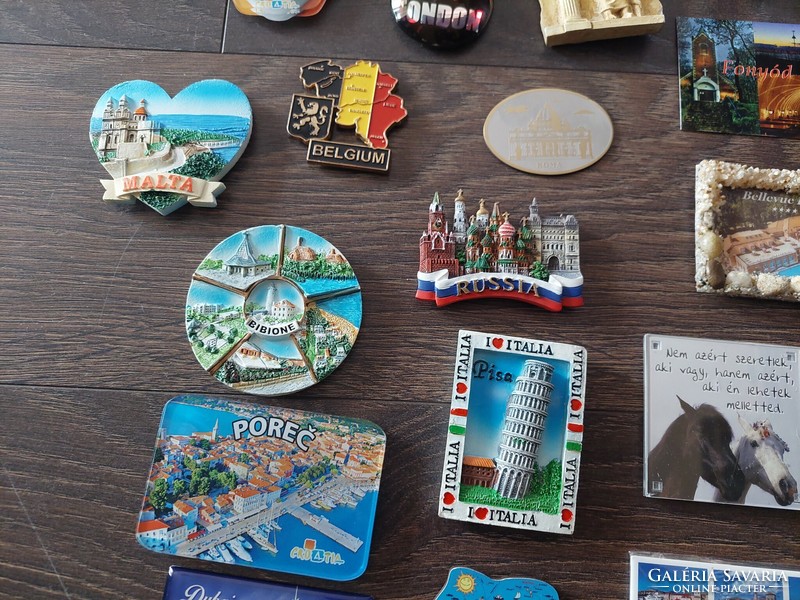 Refrigerator magnet 52 pieces Mexico, Sicily, etc