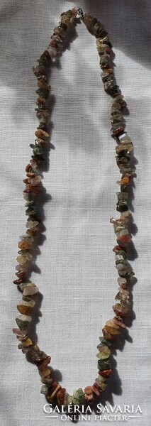 Mineral stone necklace handmade jewelry