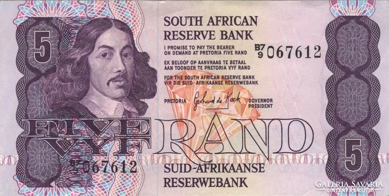 5 Rand 1981-89 South Africa 1.