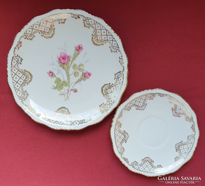 Winterling röslau bavaria german porcelain breakfast plate pair saucer small plate plate incomplete