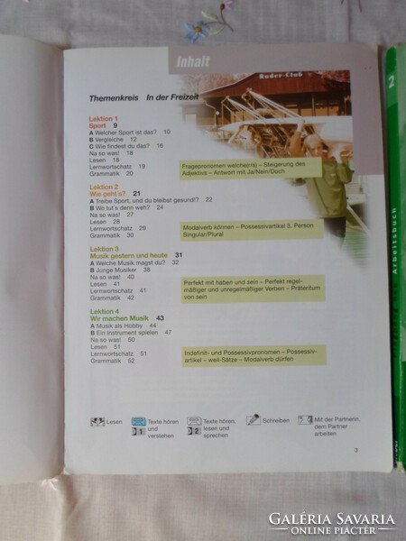 German language book - pingpong neu 2 (textbook, workbook; hueber verlag)