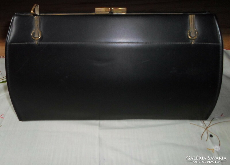 Vintage / retro női táska, retikül 3. (fekete)