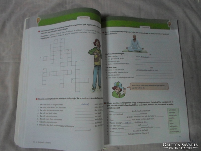 German language book, practice book 6. (Klett publishes, goes to the ticket!)