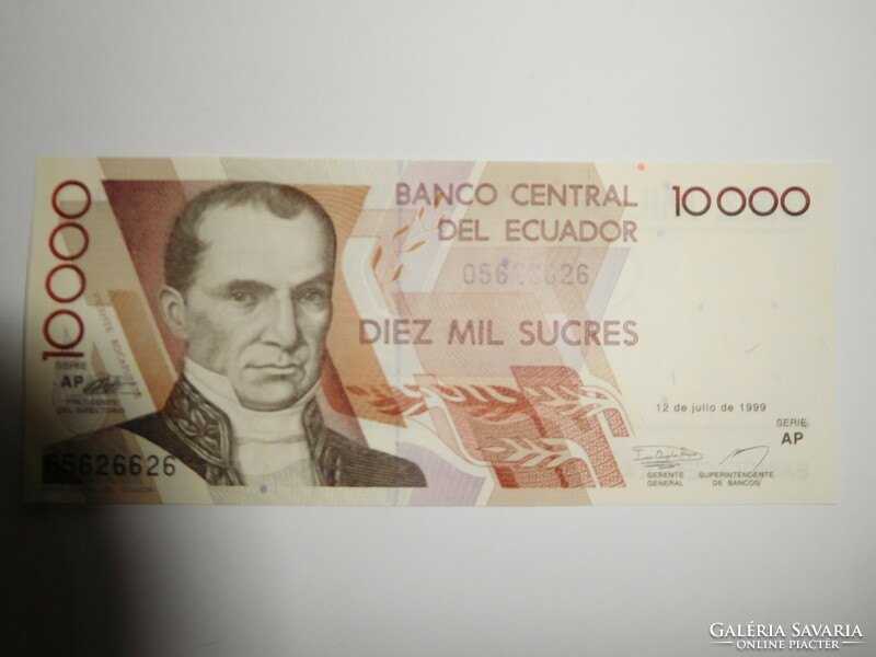 Ecuador 10000 sucre 1999 UNC