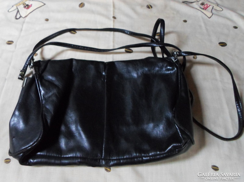 Vintage / retro women's bag, reticule 2. (Black)