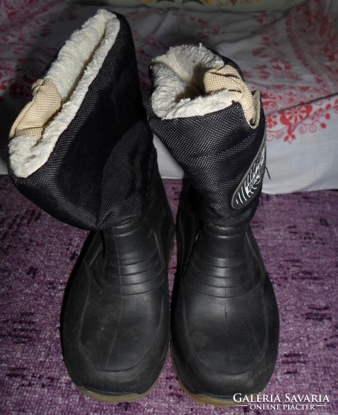 Children's winter boots, boy / girl snowshoes (29 / 30, black)