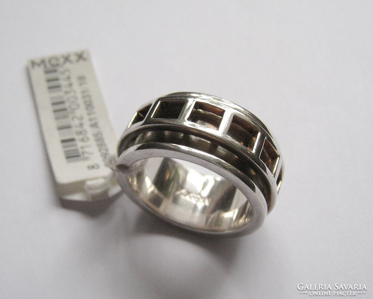 Rotatable, wide silver mexx ring, with tag, new!