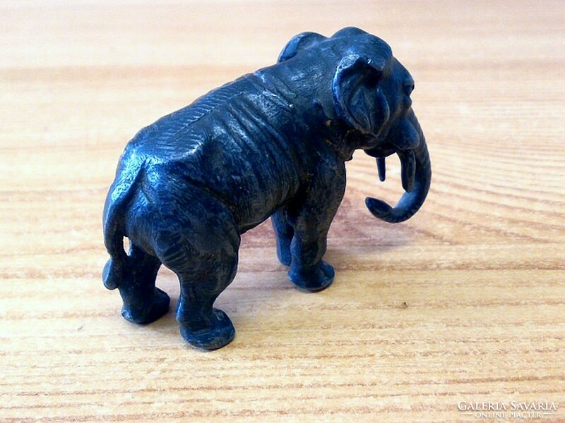 Elephant trinket made of pewter, antique, miniature collection piece