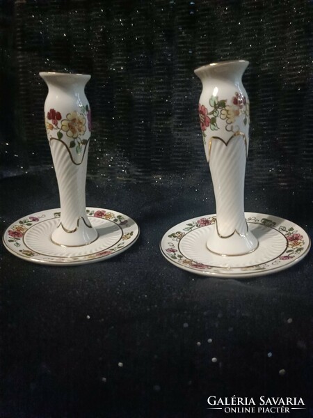 Pair of Zsolnay butterfly candle holders cheaply - also great as a gift