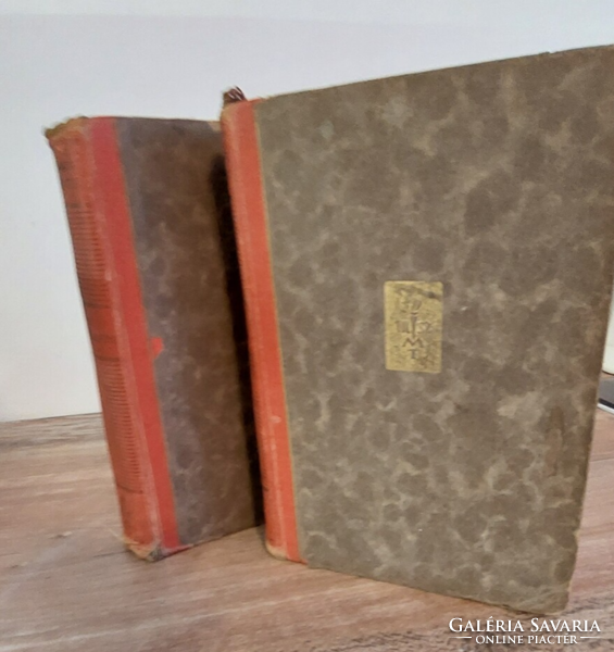 Two volumes of Aleksey Tolstoy's Golgotha novel trilogy i. III. - New Hungarian book publisher 1948.- Book