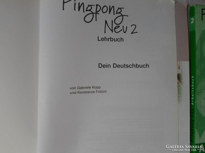 German language book - pingpong neu 2 (textbook, workbook; hueber verlag)