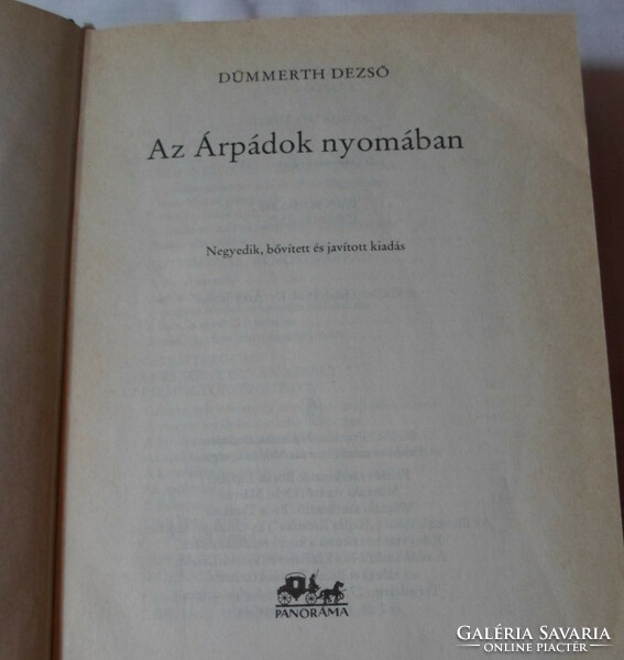 Dümmerth Dezső: Az Árpádok nyomában (Panoráma, 1987)