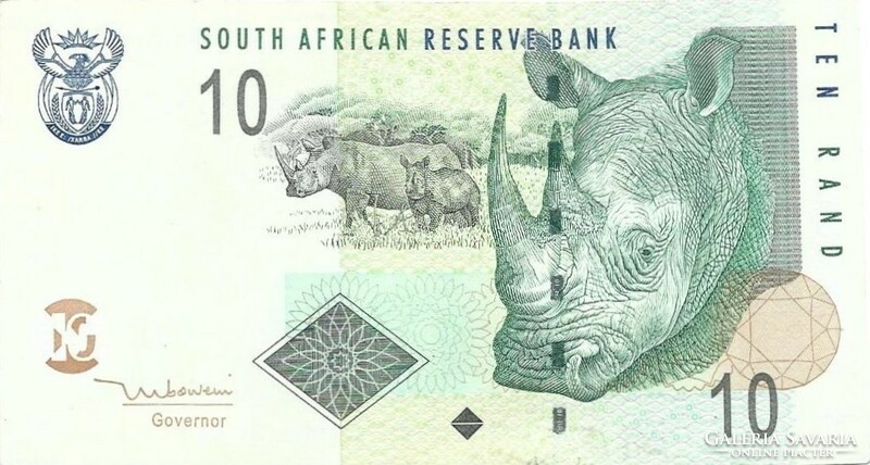 10 Rand 1993 South Africa