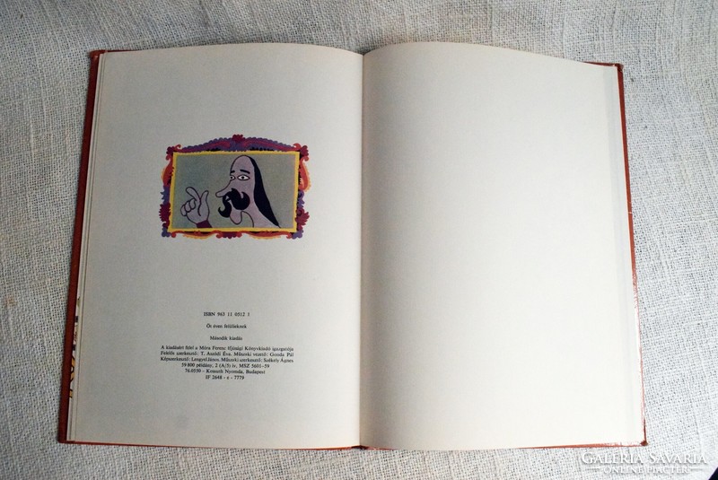 Ernő Szép once upon a time dog fair in Buda 1977 retro storybook with drawings by Livius Gyula