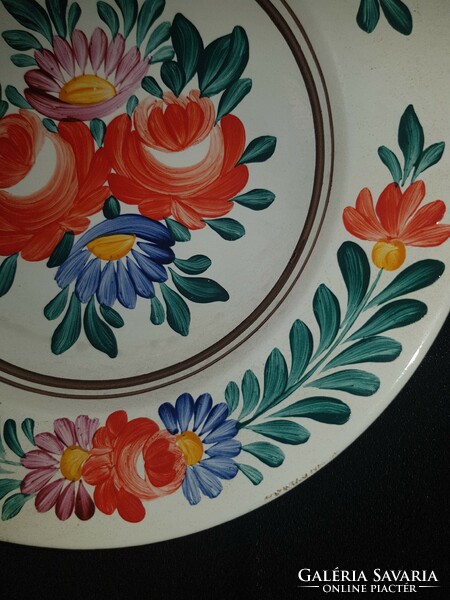 2 db festett fali tányér